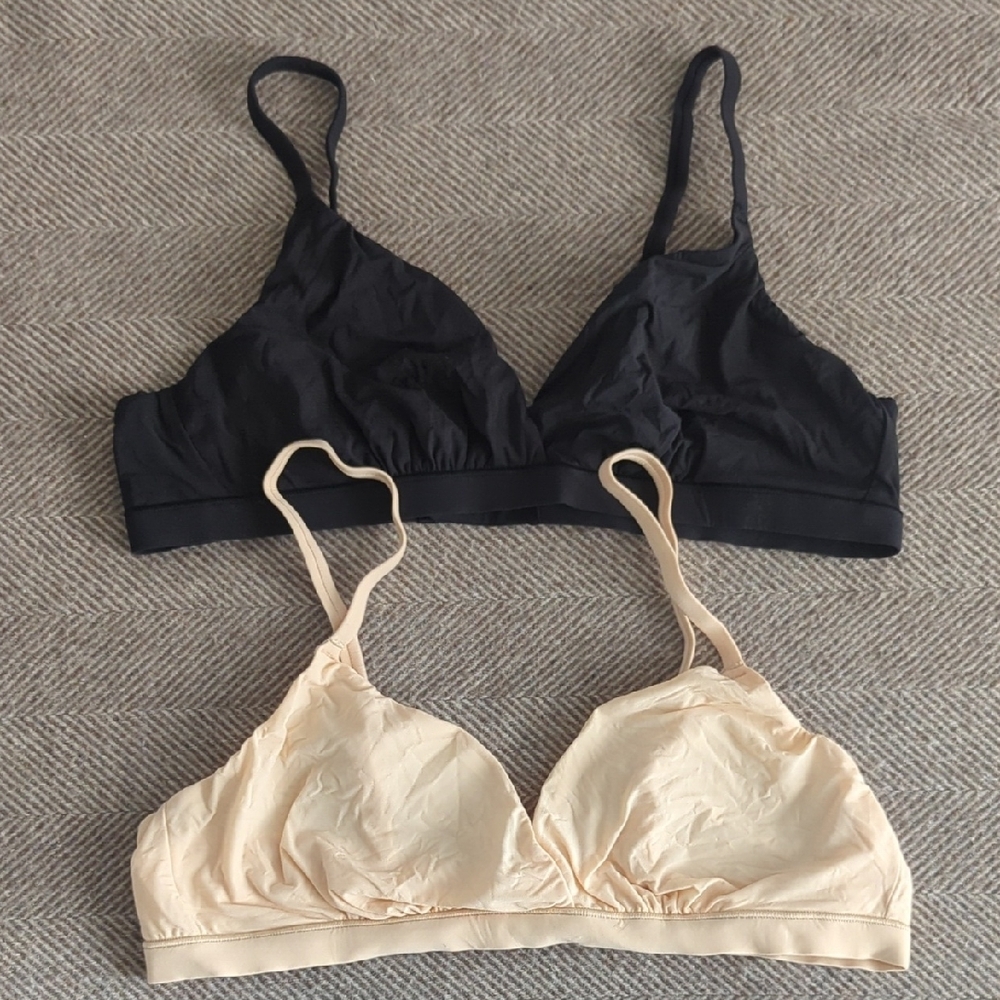 Quince Second Skin Crossover Bralette